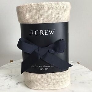 J.CREW Wrap Cotton Cashmere Luxury Scarf NWT